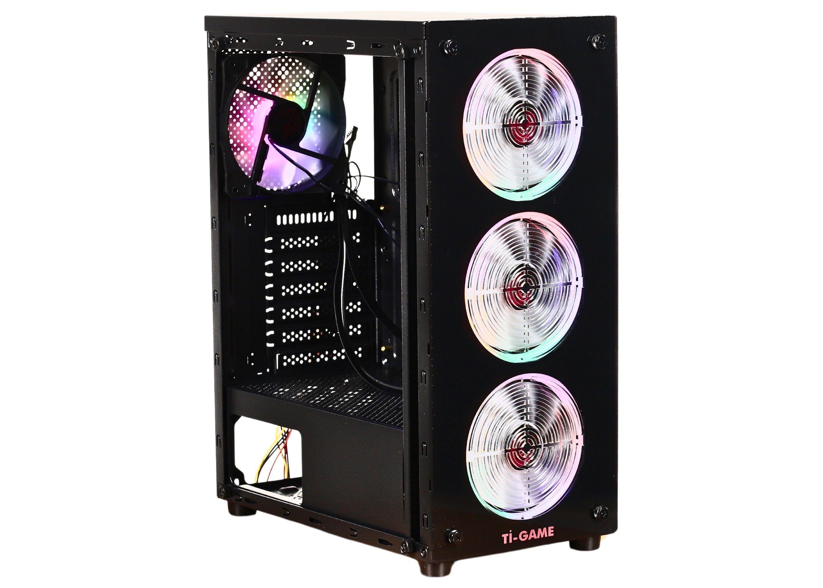 Tİ-GAME GRİMs 4 RGB FAN BLACK MESH GAMING KASA POWER YOK